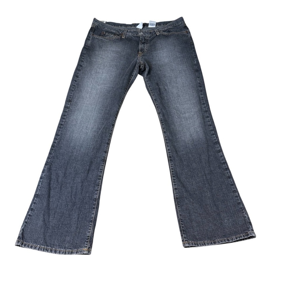 Lucky Brand Dungarees Red Tag #49 Vintage Button Fly Jeans Faded Retro 33